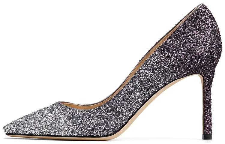 Jimmy Choo Wmns Romy 85 Туфли на высоком каблуке серебристо-серого цвета