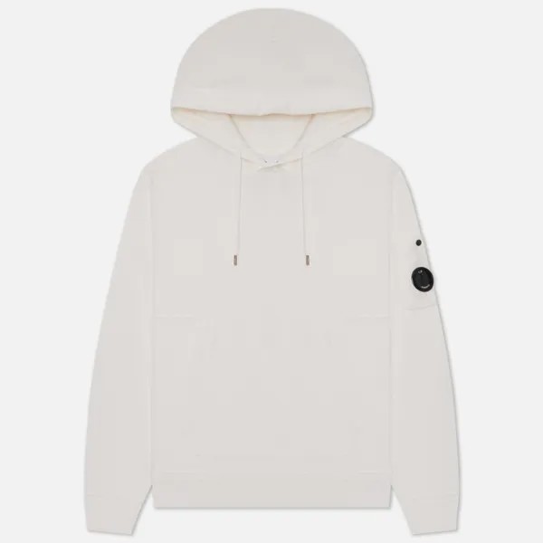 Мужская толстовка C.P. Company Cotton Fleece Hoodie Garment Dyed белый, Размер XXXL
