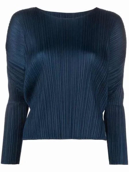 Pleats Please Issey Miyake GUSTY pleated blouse