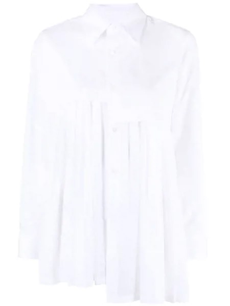 Comme Des Garçons расклешенная рубашка асимметричного кроя