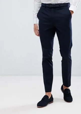 Темно-синие облегающие брюки Jack & Jones Premium-Темно-синий
