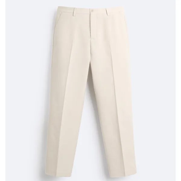 Брюки Zara Textured Suit, экрю