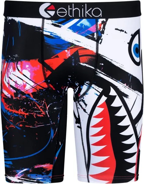 Трусы Bomber Rager ethika, цвет Black/White
