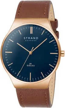 Fashion наручные  мужские часы Obaku S717GXVLRN. Коллекция STRAND