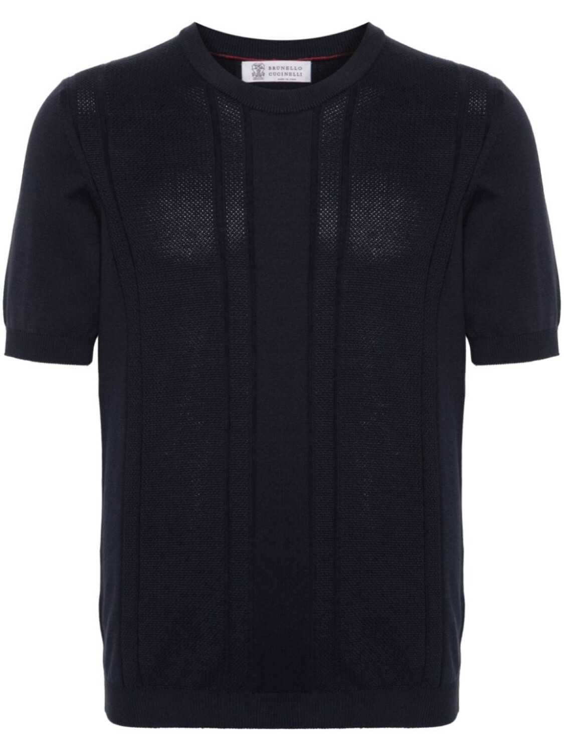 Трикотажная футболка Brunello Cucinelli, синий