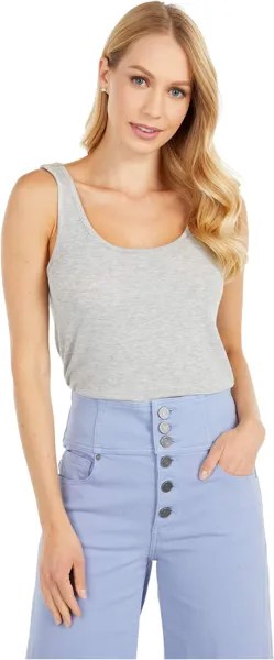 Майка Zuma 2x1 Rib Scoop Tank Top Splendid, цвет Heather Grey