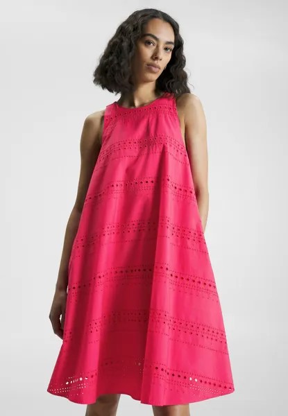 Летнее платье ярко-розового цвета Tommy Hilfiger