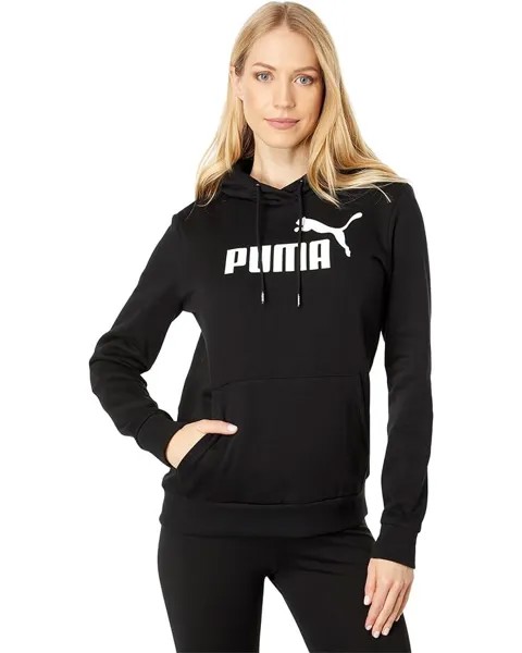 Худи PUMA Essentials Logo Fleece, черный