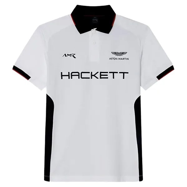 Поло с коротким рукавом Hackett Aston Martin Racing Multi, белый