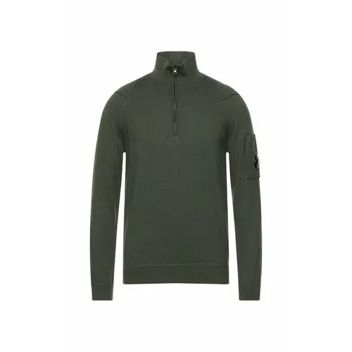 Толстовка C.P. Company C.P. Company Quarter Zip Lens Green Sweatshirt, размер 56, зеленый