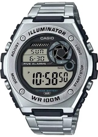 Наручные часы CASIO Collection MWD-100HD-1AVEF, черный, серебряный