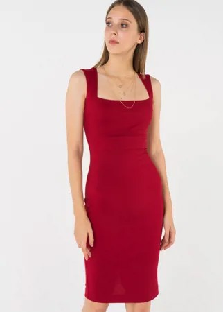 Вечернее платье женское AScool DRESS4003 красное 46 RU