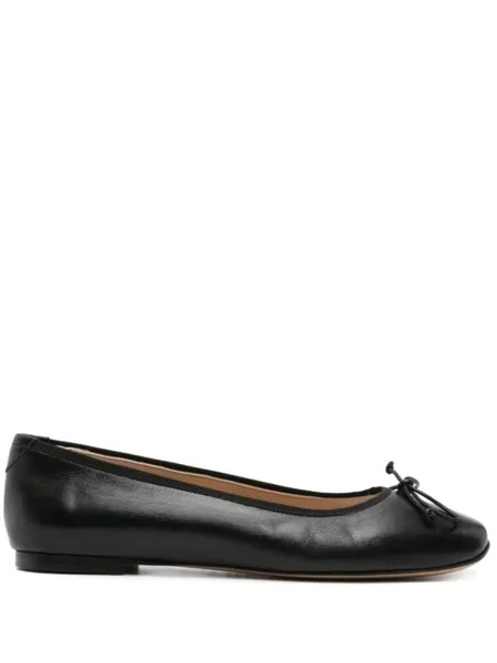 Casadei балетки с бантом, черный