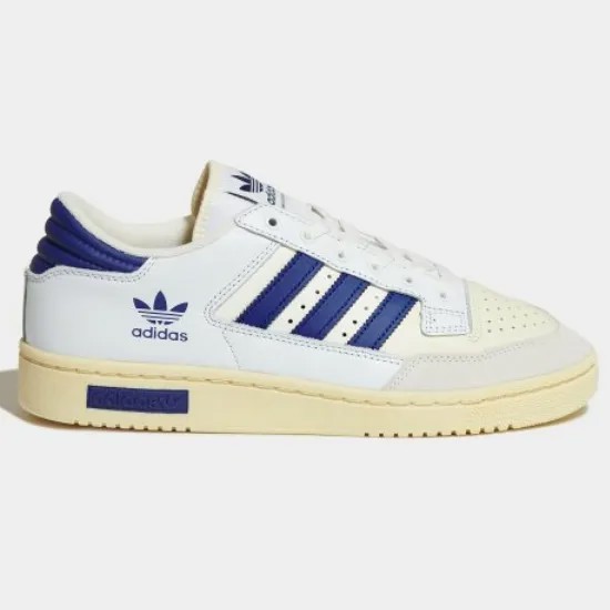 Низкие кожаные туфли Adidas Centennial 85, цвет «Белый/Синий» — IF5419 Expeditedship