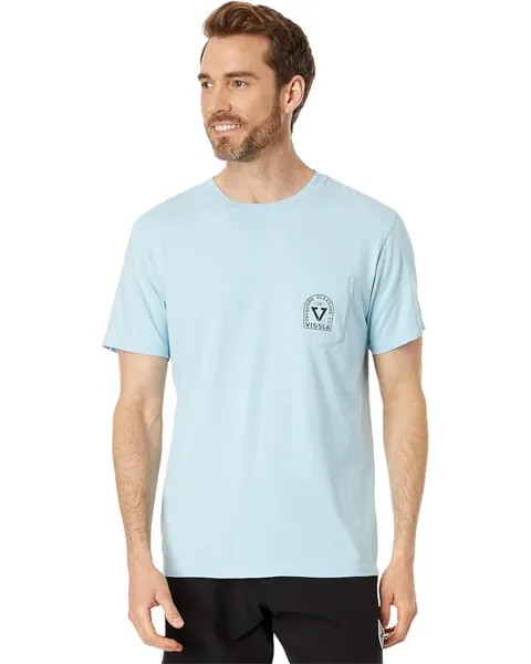 Футболка VISSLA Offshore Pleasure Premium Pocket Tee, цвет Chambray