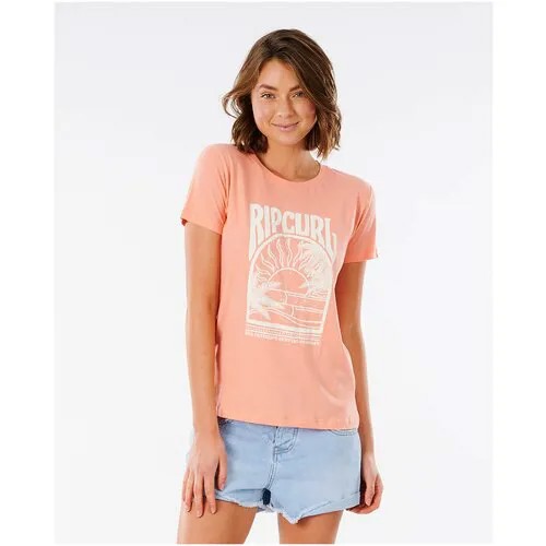 Футболка Rip Curl NORTH SHORE STANDARD TEE, цвет 165 PEACH, размер S