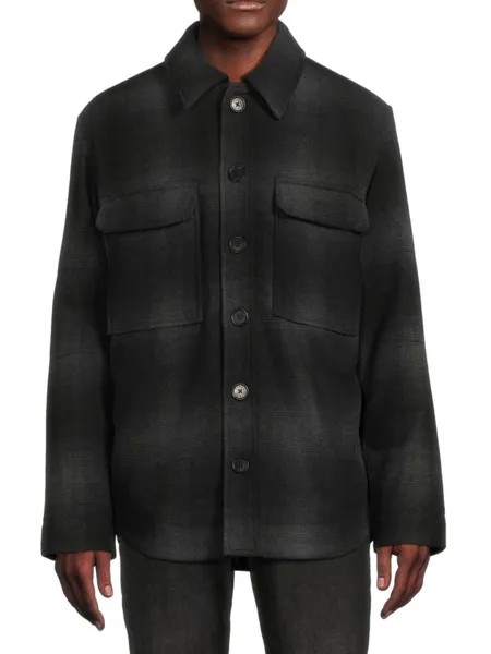 Куртка-рубашка в клетку Bryant Zadig & Voltaire, цвет Noir