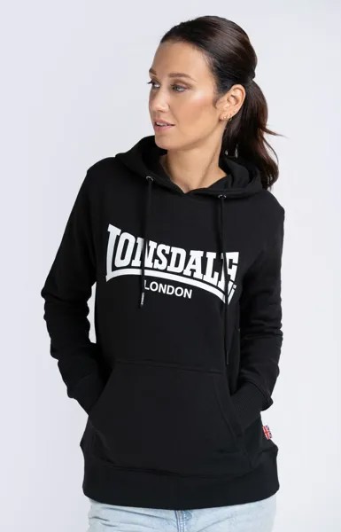 Толстовка Lonsdale Hoodie Flookburgh, черный