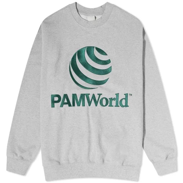 Свитшот P.A.M World Crew, светло-серый