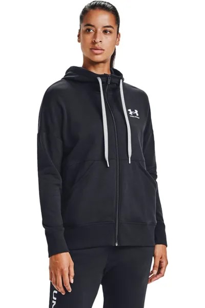 Худи Rival на молнии Under Armour, черный