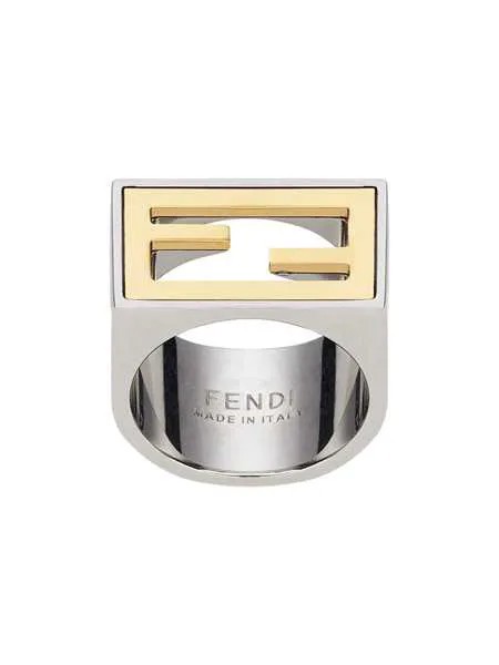 Fendi кольцо с логотипом FF