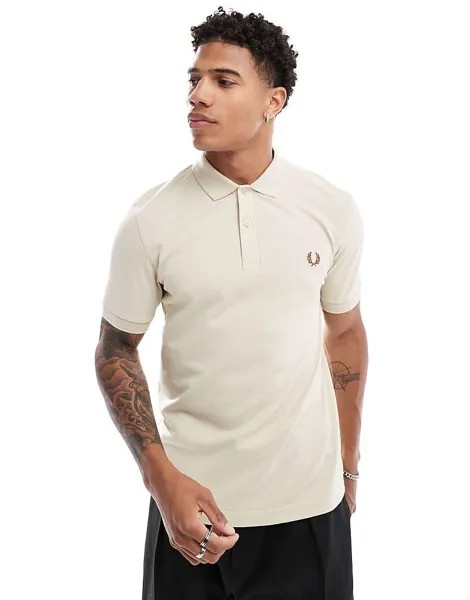 Fred Perry – светло-бежевая рубашка-поло