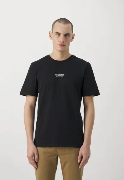 Футболка с принтом Shadows Moon Regular Tee Unisex Han Kjøbenhavn, черный