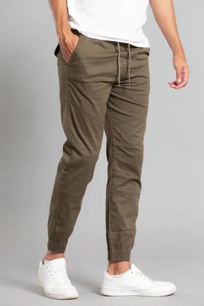 Хлопковые брюки карго Tokyo Laundry, хаки