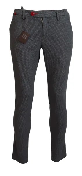 Брюки BARONIO Серые хлопковые брюки-чинос с узором IT46/W32/S Рекомендуемая розничная цена 200 долларов США