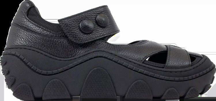 Кроссовки Kiko Kostadinov Hybrid Sandal 'Black Soot', черный