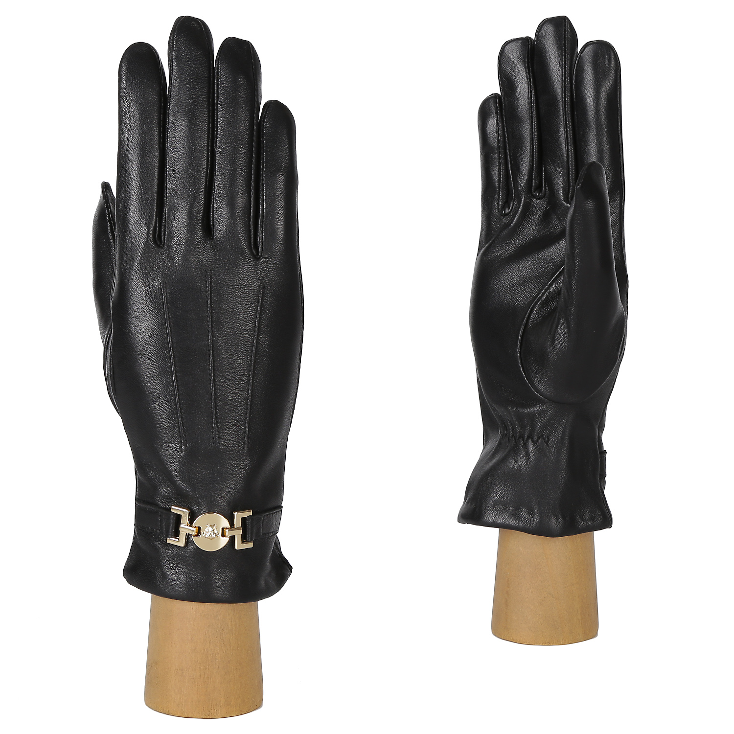 Перчатки женские FABRETTI B4-1 black черные, р.6.5