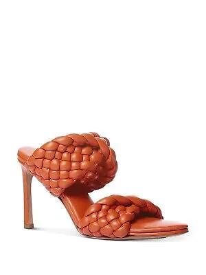 ВИНС. Женские кожаные туфли-мюли на шпильках Orange Curve без шнуровки на каблуке 38,5