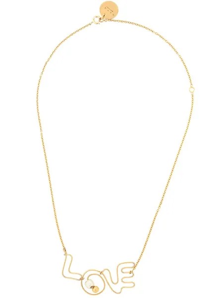 Marni колье Love с бусинами