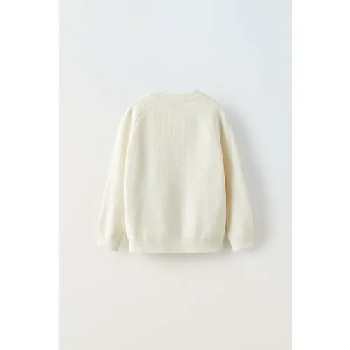 Свитер Zara, размер 8-9 лет (130 cm), белый