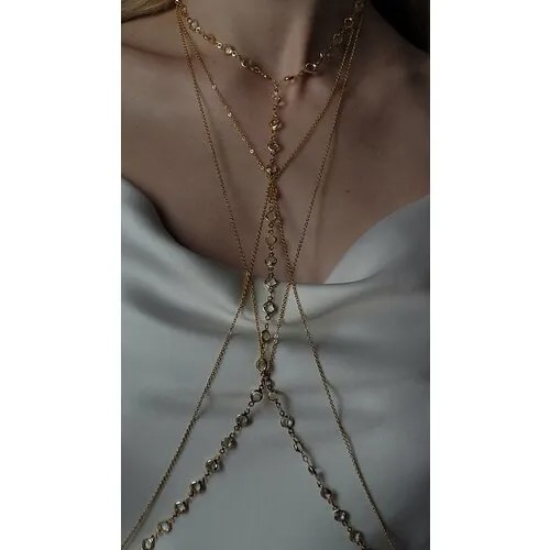 Цепь на тело cosha_brand, 1 шт., золотистый