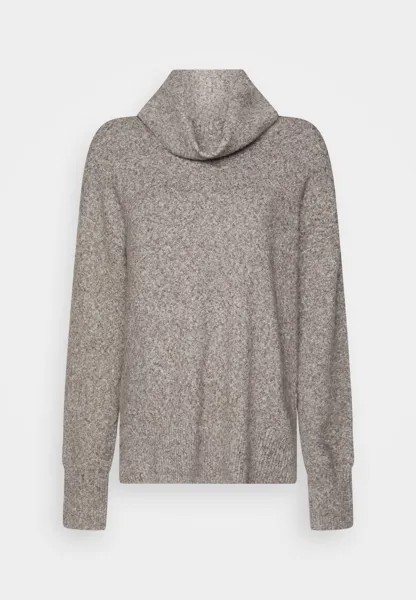 Джемпер Vero Moda Vmdoffy Cowlneck, кофе в зернах / черный
