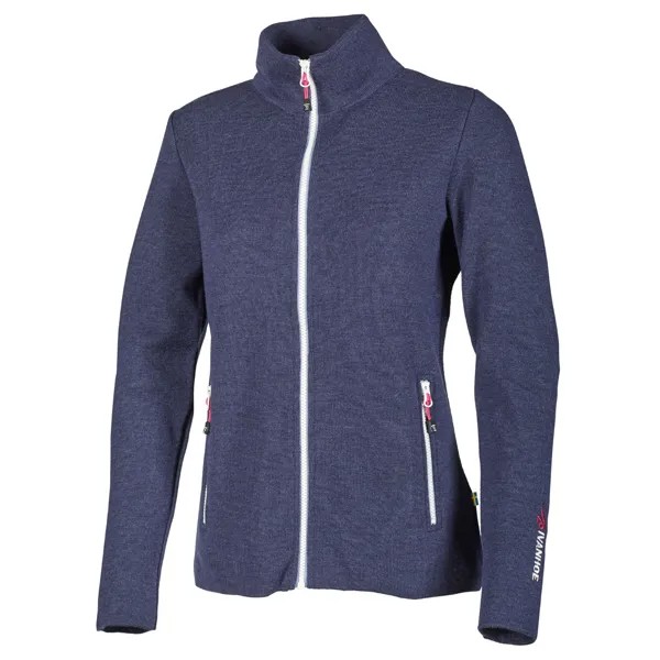 Куртка из мериноса Ivanhoe Of Sweden Women's Hedda Full Zip, цвет Steelblue