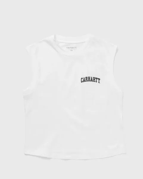 Топ Carhartt Wip Wmns University Script A-Shirt, цвет white / black