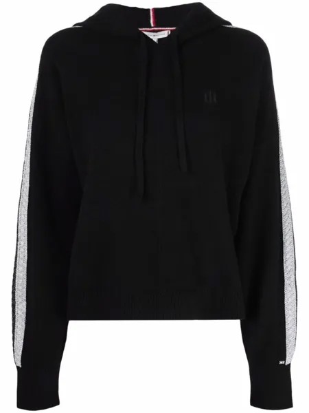 Tommy Hilfiger худи с полосками, черный