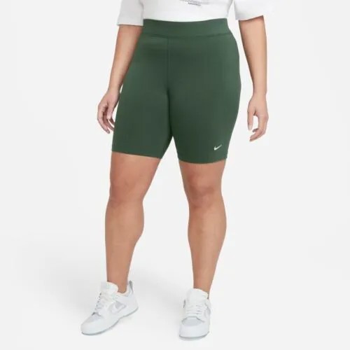 Женские байкерские шорты Nike Sportswear Essential размера XXL, зеленые #337