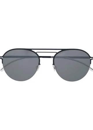 Mykita затемненные солнцезащитные очки в круглой оправе