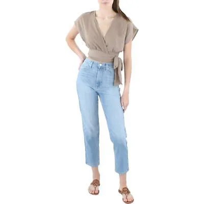 COLCCI Женская бежевая блуза с запахом XS BHFO 2262