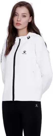 Толстовка женская KELME Knitted Coat белая L