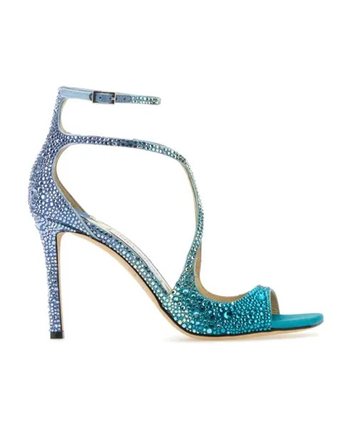 Босоножки на высоком каблуке Jimmy Choo, мультиколор