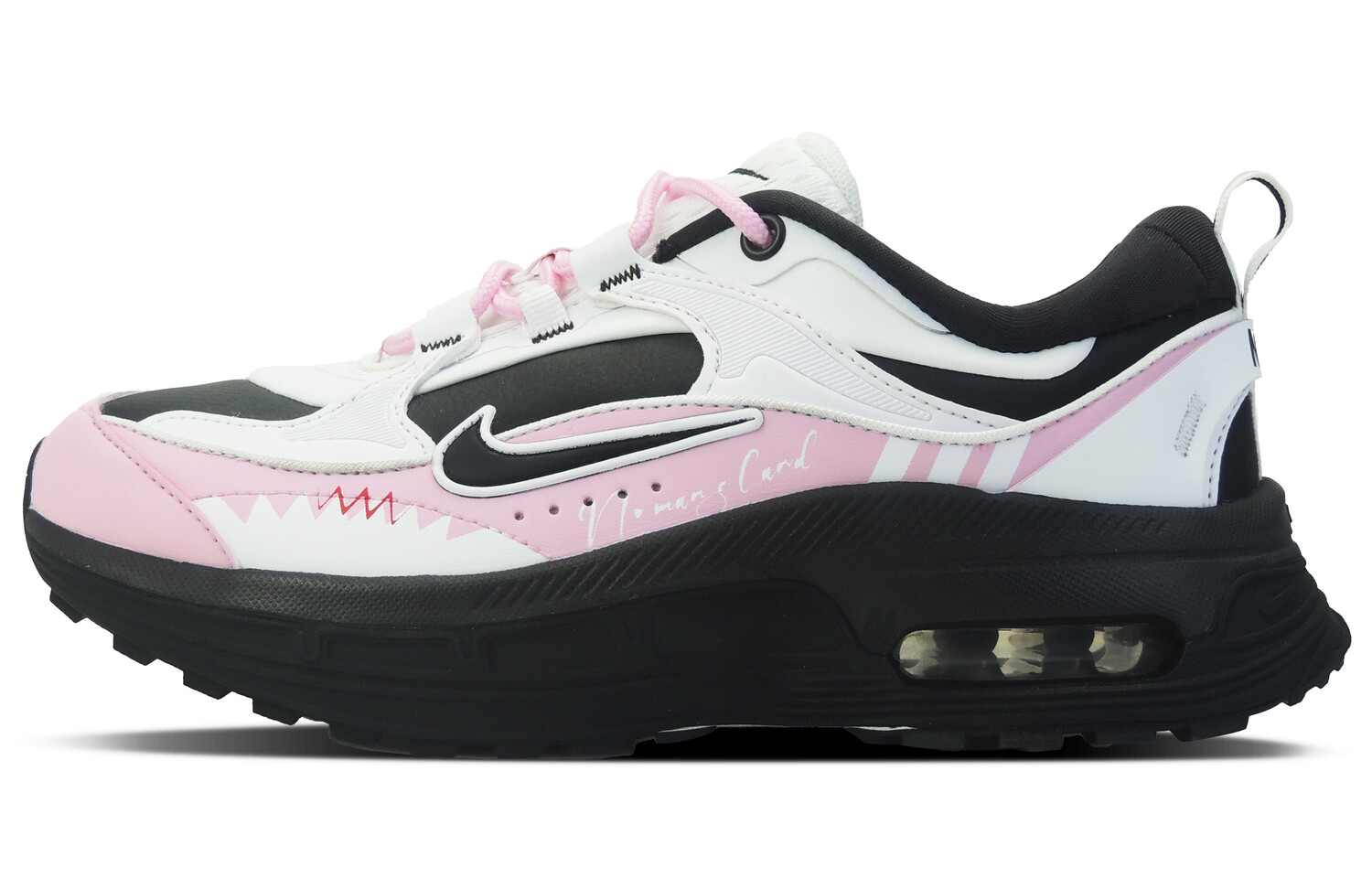 Кроссовки Nike Air Max Bliss Lifestyle Shoes Women's Low-top Black/pink, черный/розовый
