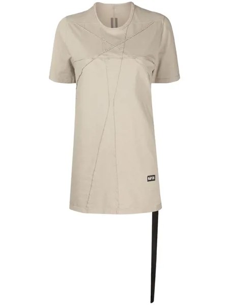 Rick Owens DRKSHDW футболка с декоративными швами