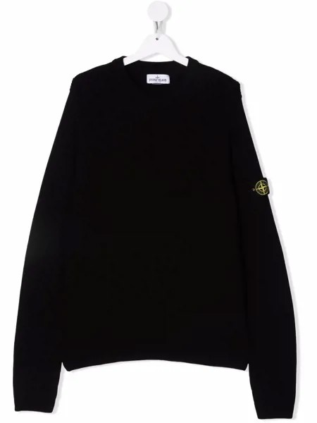 Stone Island Junior джемпер с нашивкой