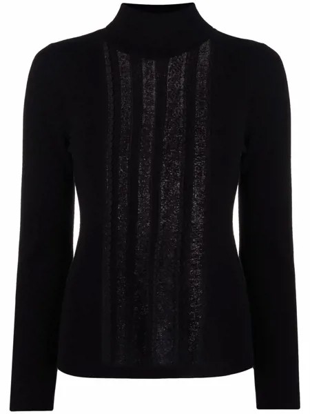 RED Valentino джемпер с кружевными вставками