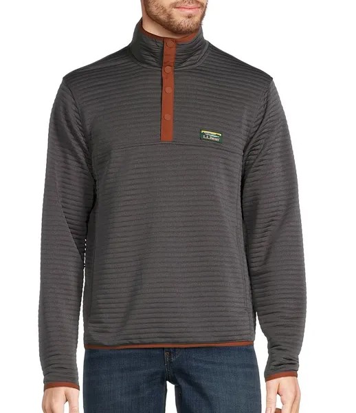 Вязаный пуловер L.L.Bean Performance Airlight, серый