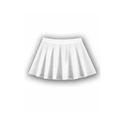 Юбка для танцев и гимнастики cherubino, размер 164-84, белый